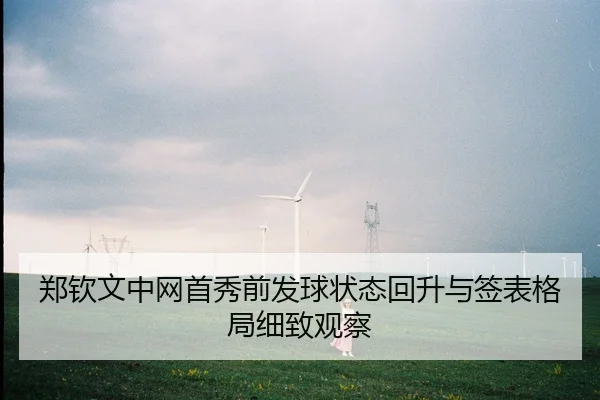郑钦文中网首秀前发球状态回升与签表格局细致观察